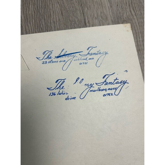 Vintage Silvery Fantasy Foil Engraving Print Fall Leaves Autumn Trees USA - Picture 9 of 13